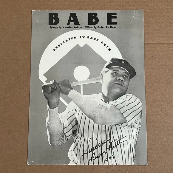 Babe Ruth folder - Picture 1 of 6